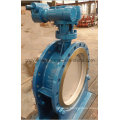 Triple Eccentric Metal Sealing Flange Butterfly Valve with Worm Gear